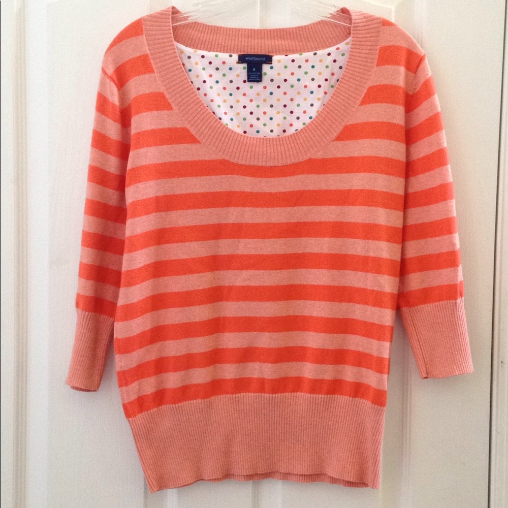 FINAL MARKDOWN Ladies' Westbound Scoop Neck Pullover Sweater med